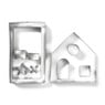Uitsteekvormpjes gingerbread huis - set van 10 